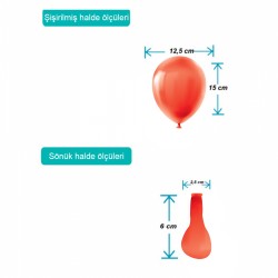 Red Pastel Balloons 5