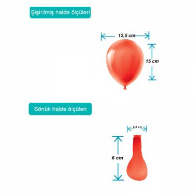 Red Pastel Balloons 5