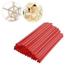 Red Wooden Dowels - 2