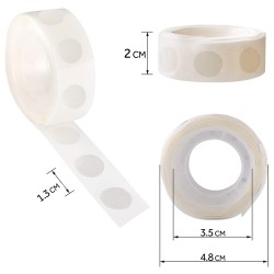 Removable Double Sided Dots of Glue Tape for Balloons - 2