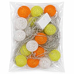 Renkli Toplar Led Perde - Kikajoy