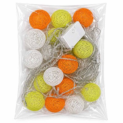 Renkli Toplar Led Perde - 1