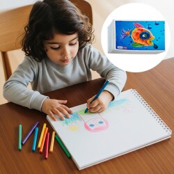 Resim Defteri 12li 17x25 - Kika