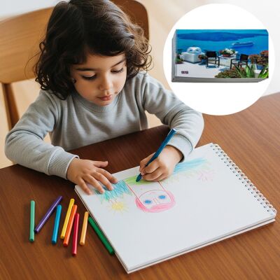 Resim Defteri 3D Kapak 6lı 25x35 - 1