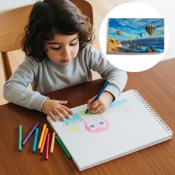 Resim Defteri 3D Kapak 6lı 35x50 - Kika