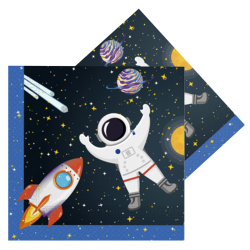 Kikajoy - Rocket Space Paper Napkins