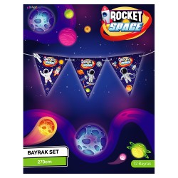 Rocket Space Üçgen Flama - Thumbnail