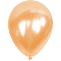 Salmon Metallic Balloons 12