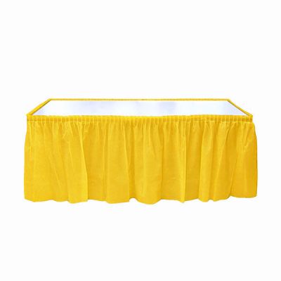 Sarı Plastik Masa Eteği