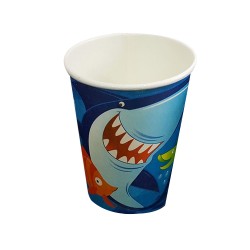 Çin Üretim - Shark Party Paper Cups