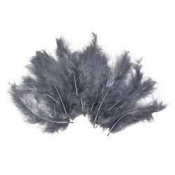 Silver Craft Rooster Feathers - 2