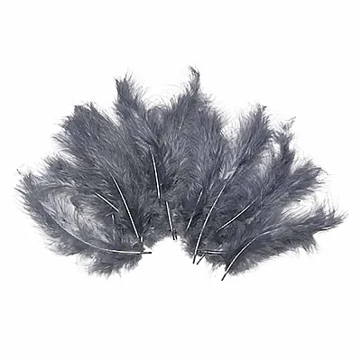 Silver Craft Rooster Feathers - 2