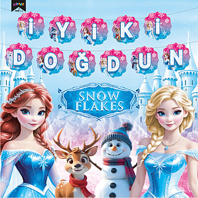 Snowflakes İyi Ki Dogdun Banner - 1