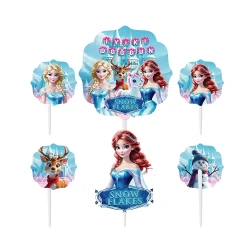 Snowflakes Cake Topper - Kikajoy (1)