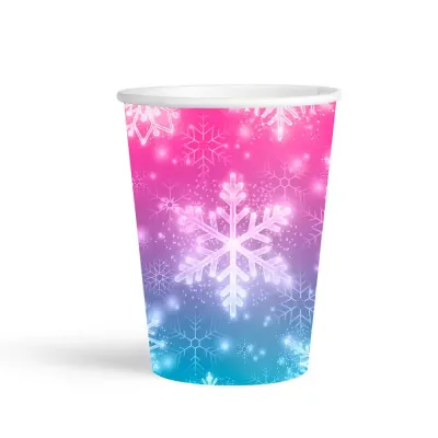 Snowflakes Paper Cups - 1