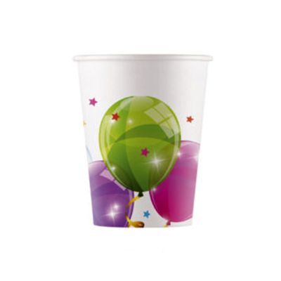 Sparkling Balloons Paper Cups