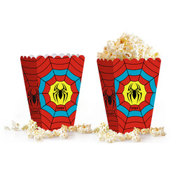 Spider Popcorn Boxes - Kikajoy