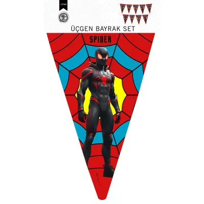 Üçgen Flama Süsleme Seti -Spider- - 1