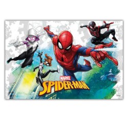 Spiderman Team Up Plastic Table Cover - Thumbnail