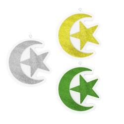 Ay Yıldız Ramazan Strafor Süs - Thumbnail