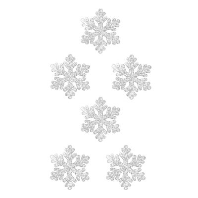 Strafor Süs Kar Tanesi 10cm 6lı - 3