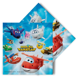 Kikajoy - Super Wings Paper Napkins