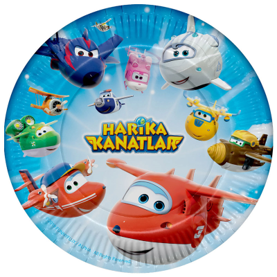 Super Wings Paper Plates