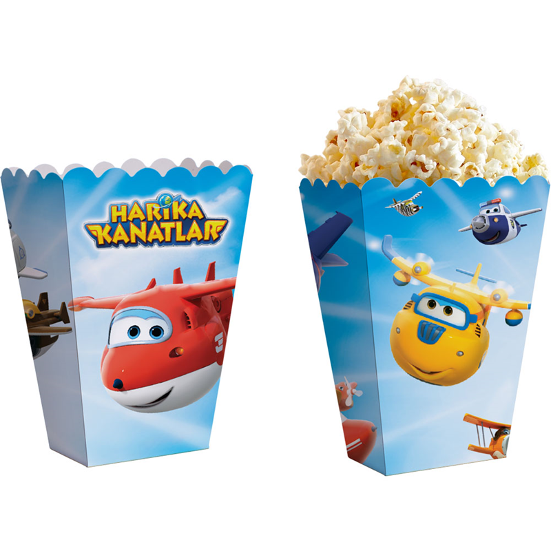 Super Wings Popcorn Boxes - Kikajoy Party Store