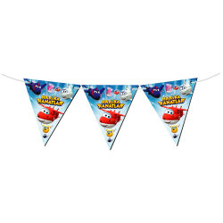 Super Wings Triangle Flag Banner - Thumbnail
