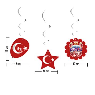 23 Nisan Kutlu Olsun Sarkıt Süs