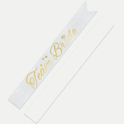 Team Bride Sash - Gold - 2