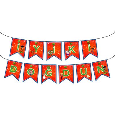 Team Z İyi Ki Doğdun Paper Letter Banner - 2