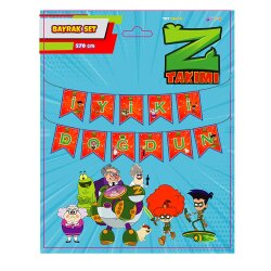 Team Z İyi Ki Doğdun Paper Letter Banner - Kikajoy