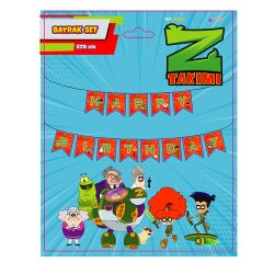 Team Z Paper Happy Birthday Letter Banner - Kikajoy