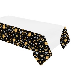  - The Stars Plastic Table Cover Black