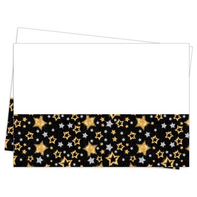 The Stars Plastic Table Cover Black