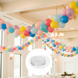 Transparent Plastic Ballon Chain - 