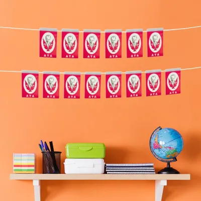 Turkish Flag Garland - Atatürk - 1