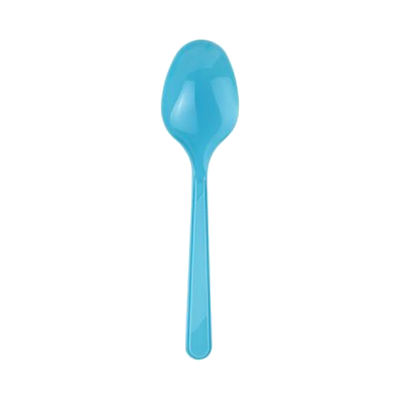 Turquoise Plastic Spoons - 2