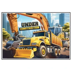 Under Construction Coloring Placemat - 2