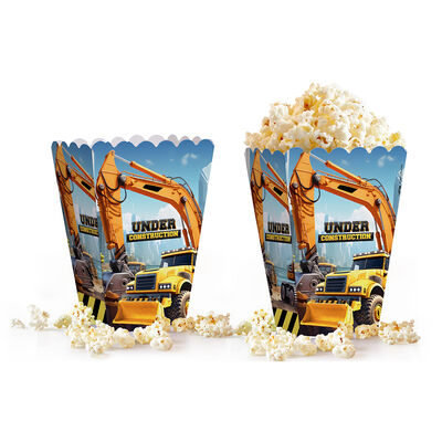 Under Construction Popcorn Boxes - 1