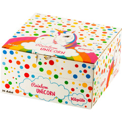 Rainbow Unicorn Köpük Balon - Thumbnail