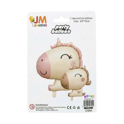 Sevimli Pastel Unicorn Figürlü Folyo Balon - 2