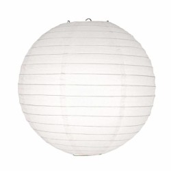 Çin Üretim - White Chinese Paper Lantern 30 cm