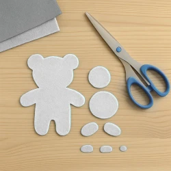 White Craft Felt Sheet - 1