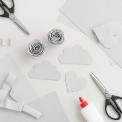 White Crepe Paper - Kika