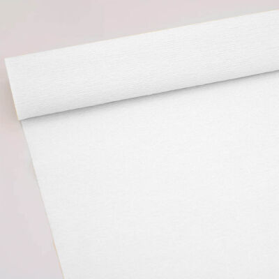White Crepe Paper Roll - 2