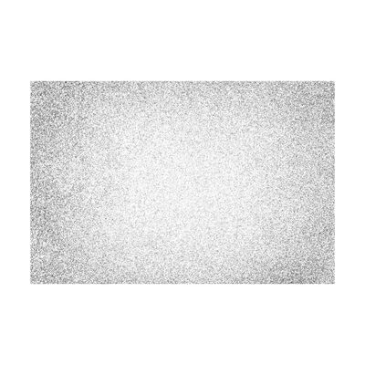White Glitter Cardstock Sheet - 2