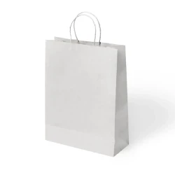 White Paper Bags with Twisted Handles - 1