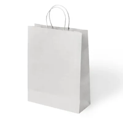 White Paper Bags with Twisted Handles - 1